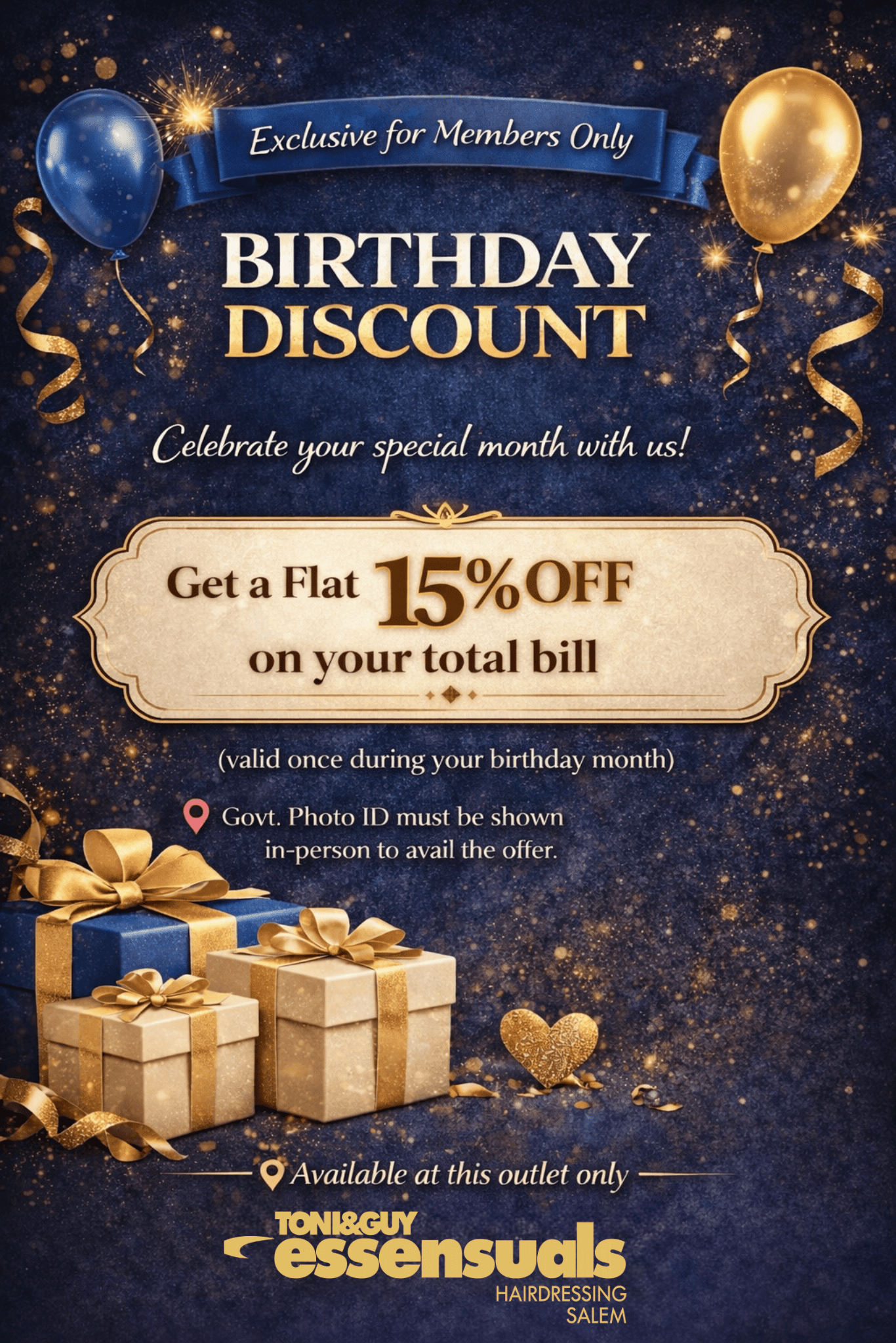 Brithday special discount